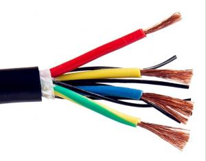 China Multicore Screened Control Drag Chain Cable , Stranded Copper Wire High Stability on sale 