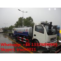 China Le camion d'arroseuse de l'eau de tonne de DFAC DLK 6-7 a exporté vers le Congo, le meilleur camion de réservoir d'eau d'acier inoxydable des prix de vente factpry on sale