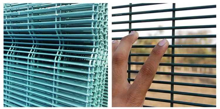 Best Selling Galvanized Welded Wire Mesh Boundary Wall 358 Clearvu Anti Climb Fence