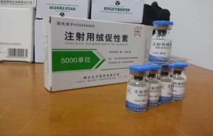China 5000IU Livzon Brand HCG Chorionic Gonadotriphin for Injection for Fat Burning , 12629-01-5 on sale 
