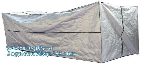Reusable thermal insulated pallet covers, Thermal insulated pallet blankets, Radiant Barrier Foil Heat Resistance Bubble 3