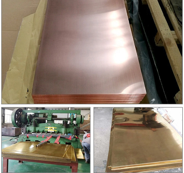 C11000 C10200 High Quality Copper Sheet Plate Polished Brass Copper Sheet