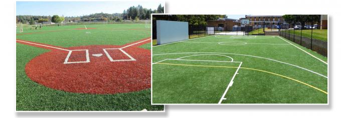 Long - Lasting Hockey Artificial Grass 15mm Non Infill With Natural Looking