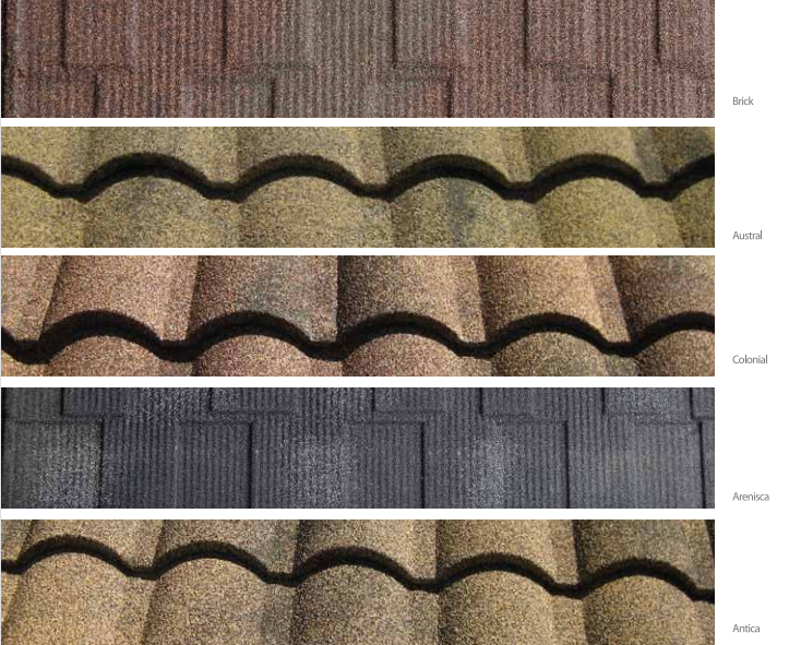 Types of stone coated roofing tile 