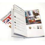 110mmx210mm Custom Handbook Promotional Booklet Printing Matt Lamination