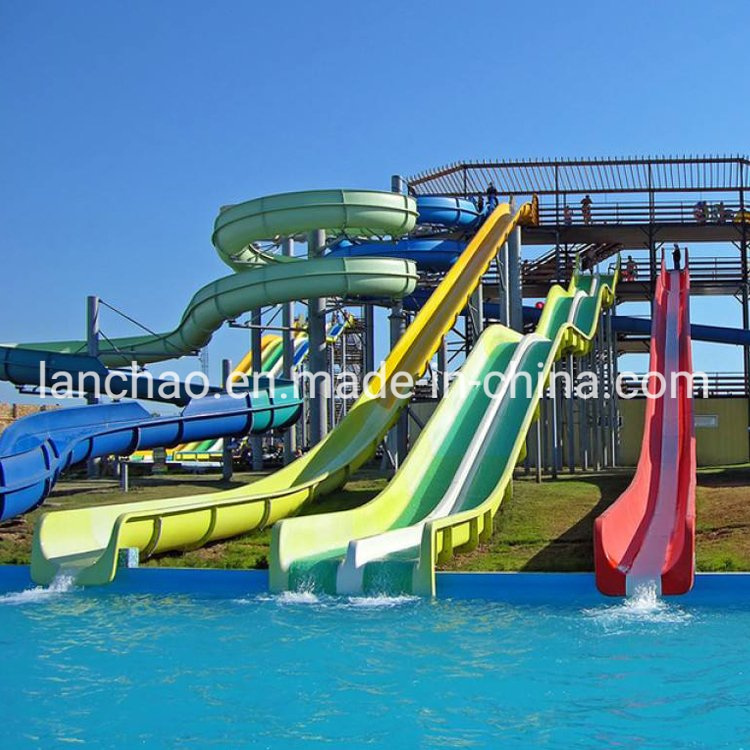 Rafting Spiral Water Slide &amp; Rainbow Racer Slide for Aqua Park
