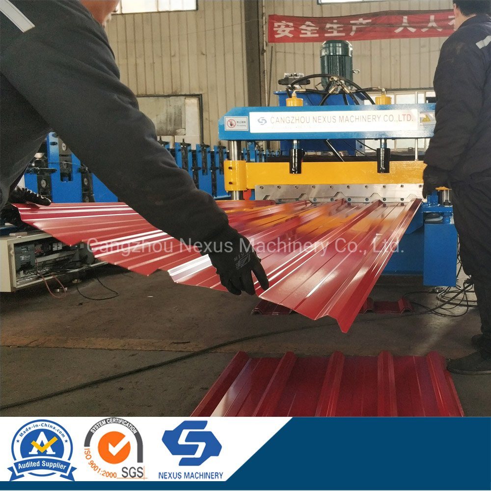 Steel Cladding Roofing Sheet Forming Machine Metal Wall Panel Roll Former