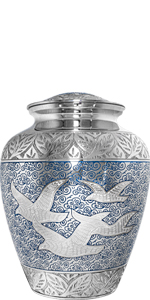 Wings Of Love Adult Urn for human ashes