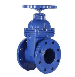 China Pn16 Dn100 Non Rising Stem Resilient Flanged Gate Valve Wedge Gate Valve 200psi Steel Gate Valve on sale 