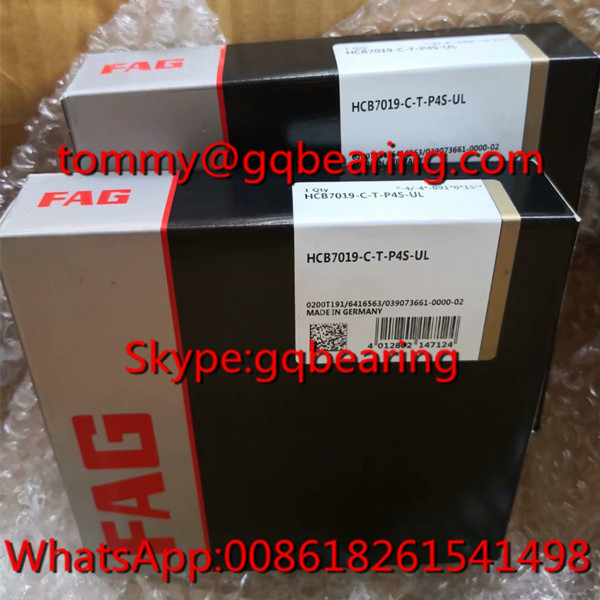 Ceramic Material Balls FAG HCB7019- C- T- P4S- UL Super Precision Angular Contact Ball Bearing packing