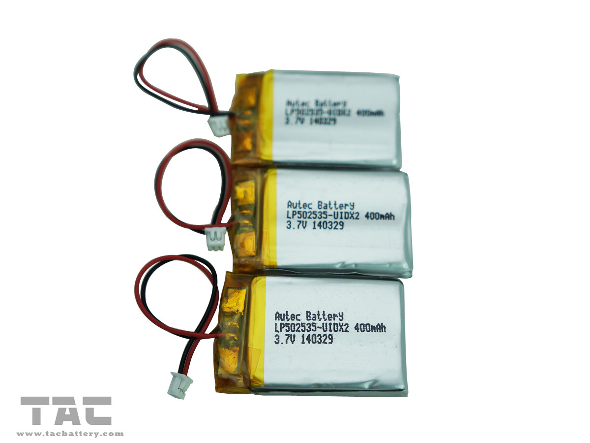 High Energy Density Rechargeable LP052030 3.7V 200mAh Polymer Lithium Ion Batteries
