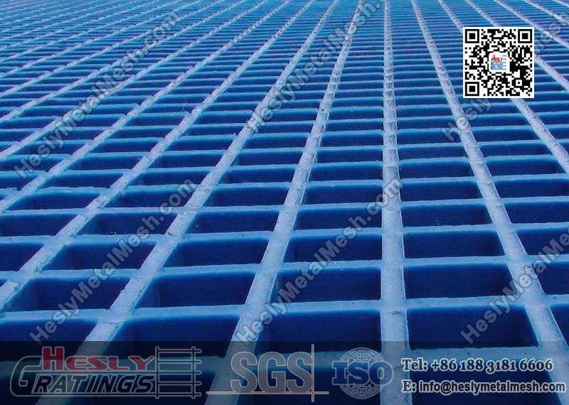 Blue Color FRP Molded Grating CHINA exporter