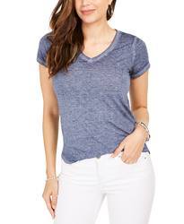 T-Shirts Wholesale Fashion Ladies Blouse Casual Women Summer Plain V Neck T Shirt Custom Designed T Shirts Top for Women