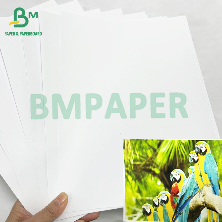 128gsm 200gsm white waterproof 4R A4 photo paper for digital printer