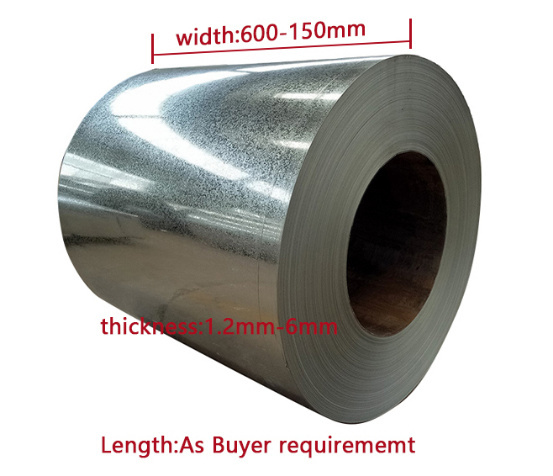 Wholesale Hot Rolled Z30 Galvanized Steel Coil 1000mm for Framing