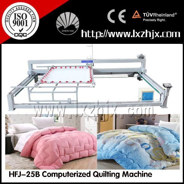 HFJ-25B computerized quilting mattress machine , single head quilting equipment