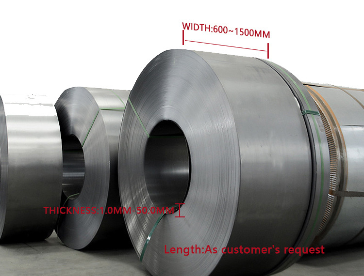 Q235 Q235B Q345 Q345b Ss400 CRC HRC Ms Mild Cold Hot Rolled Carbon Steel Coils ASTM A36 Mild Steel Coil Customized Size China Hot Rolled Black Carbon Steel Coil