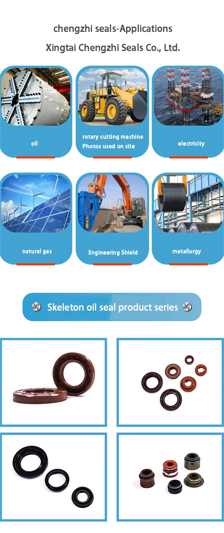 China Factory OEM Customized Hub Rubber Oil Seal