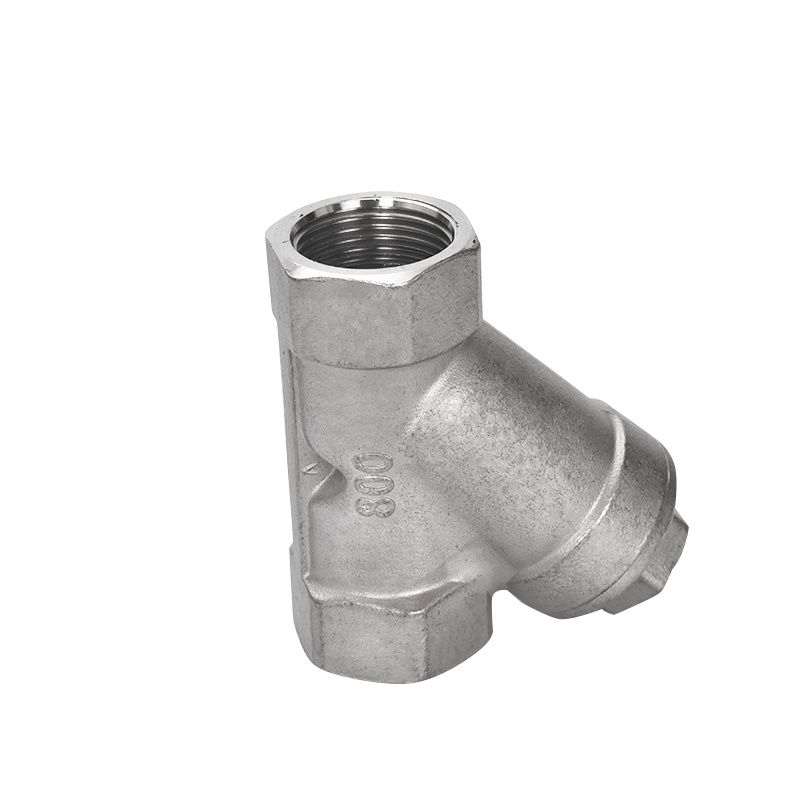304/316 Stainless Steel Y Filter for Water Heating Pipe Filter Valve