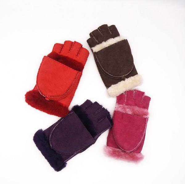womens leather mittens
