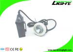 10000Lux LED Miners Cap Lamp Lithium Battery 1.67W 6.6Ah ABS PC Rechargeable
