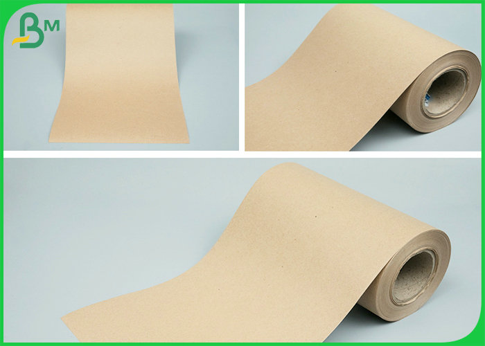 480mm x 210m 50gsm 60gsm Brown Kraft Paper For Shopping Bag 