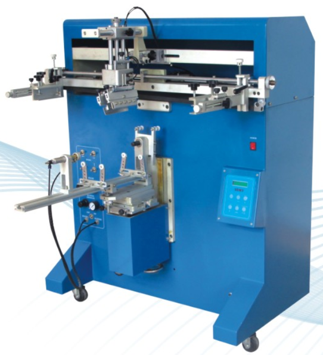 1000pcs/Hr Semi Automatic Screen Printing Machine 600X250mm For Silk 1