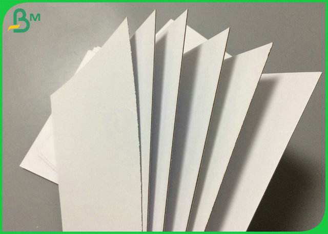 1mm 2mm Thickness 2 side Laminated White Board Dense Texture For Puzzle Making 