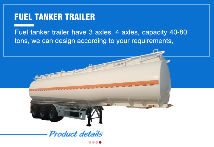3 Axle Aluminum Alloy Fuel Tanker Semi Trailer Prices