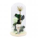 Eternal Roses In Glass Home Cute Decoration Preserved Flower Gift Boxs For  Valentine’S Day
