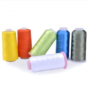 China 100% Polyester Filament Embroidery Thread 5000m for embroidery machine on sale 