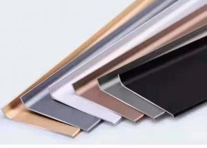China Oxidized Smooth Anodized Aluminum Extrusion Profiles For Door Frame on sale 