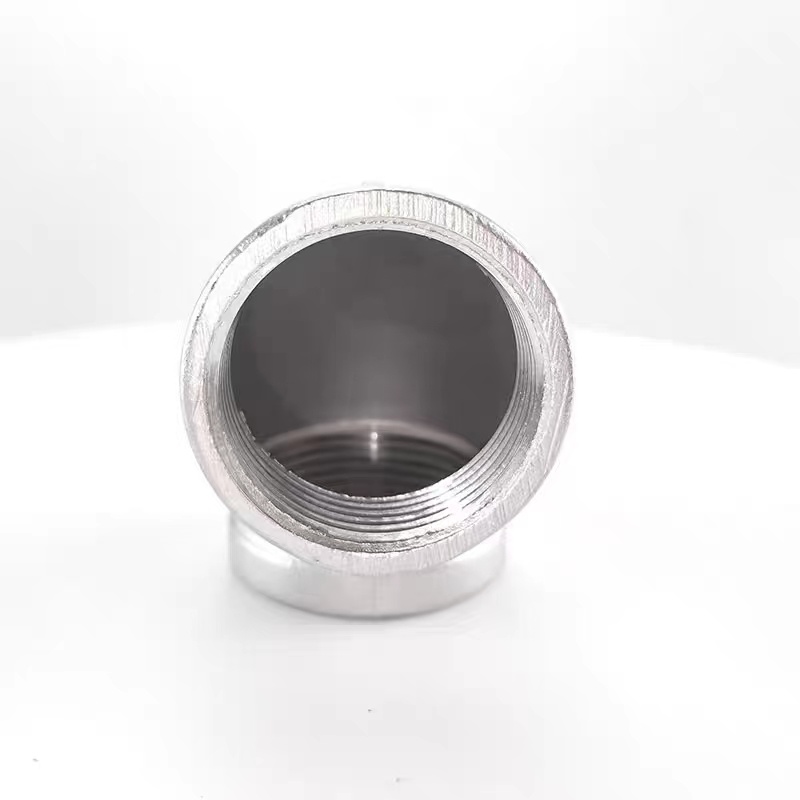 304 Stainless Steel Female Thread Elbow 90 Degrees Angle Connection