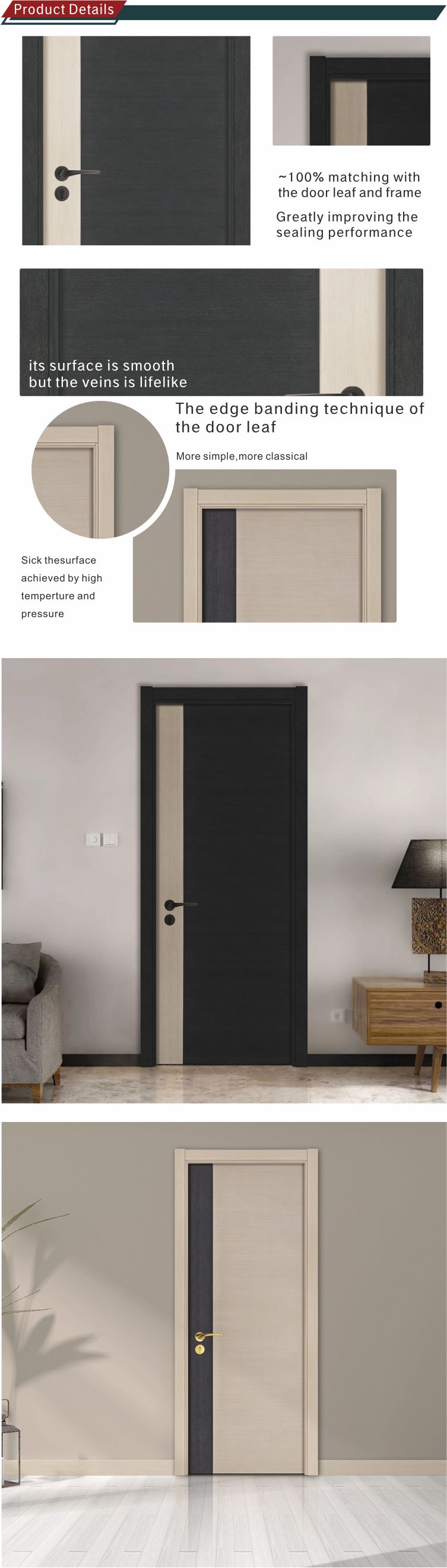 Apartment wooden fire rated stable door for commercial