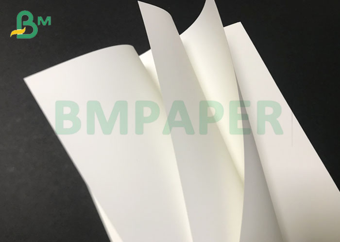 Opaque white 95um 130um Polypropylene Synthetic Paper PP Sheets 79 * 109cm