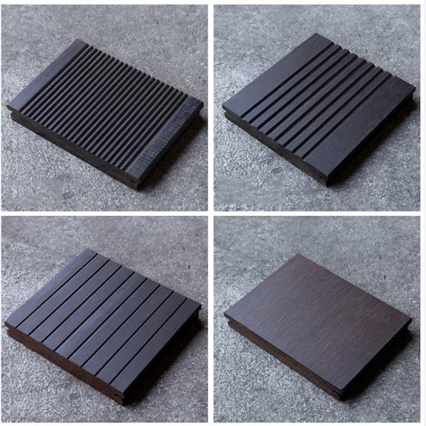 18mm Thickness Bamboo Wood Panels Charcoal Surface Treatment For
