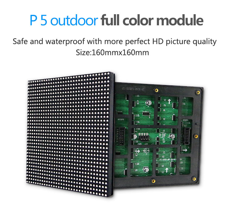 Hub75 Led Display Module P5 Outdoor Led Dot Matrix Display/Digital P3 P4 P5 Led Advertising Sign