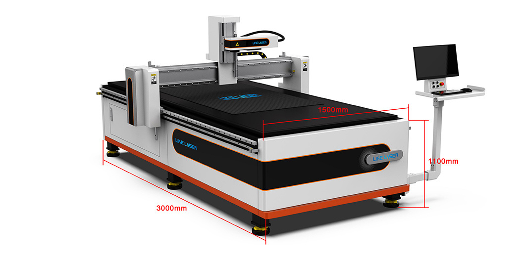 1500mm*2500mm/1500mm*3000mm Laser Zinc Printing Plate Etching Machine for Elevator / Stainless Steel Decoration