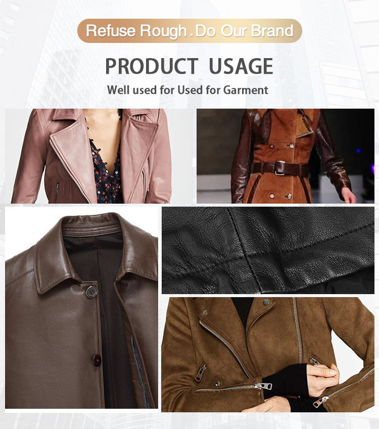0.6mm Durable Microfiber Leather Synthetic Faux Leather Fabric For Clothes Garment 