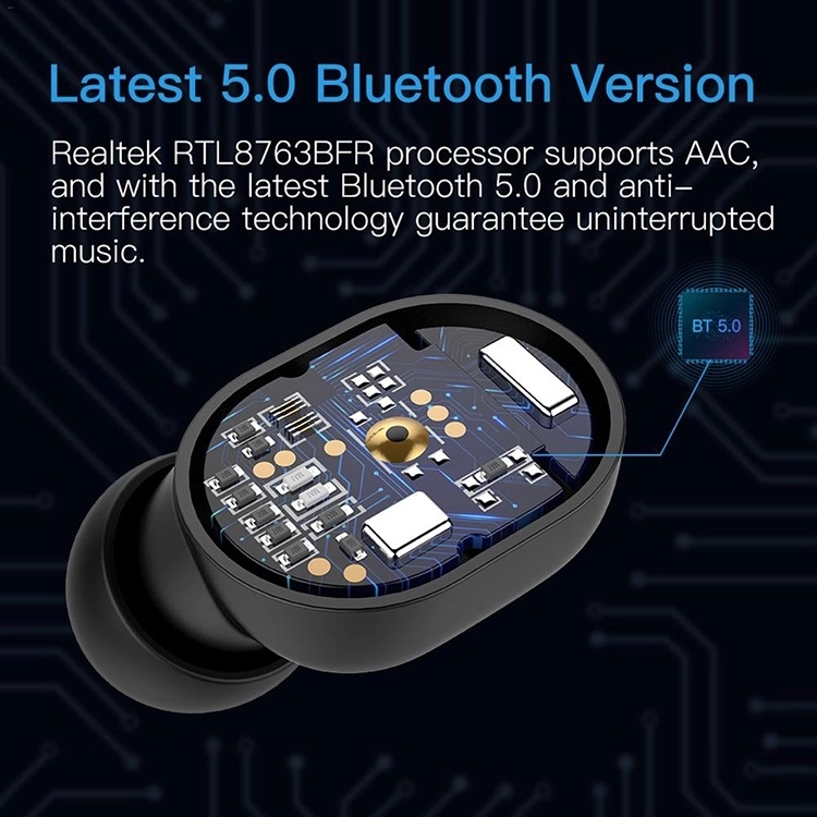 2019 Hot Sale Super Mini Plastic Sport Mobile Invisible Binaural Bluetooth Tws Earphone