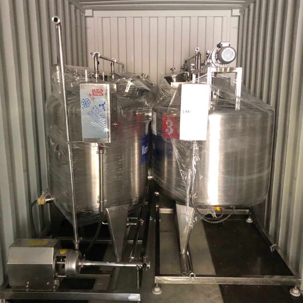 Milk Aseptic Holding Tank Steam Sterile Milk Boiler Machine 50 100 Liter