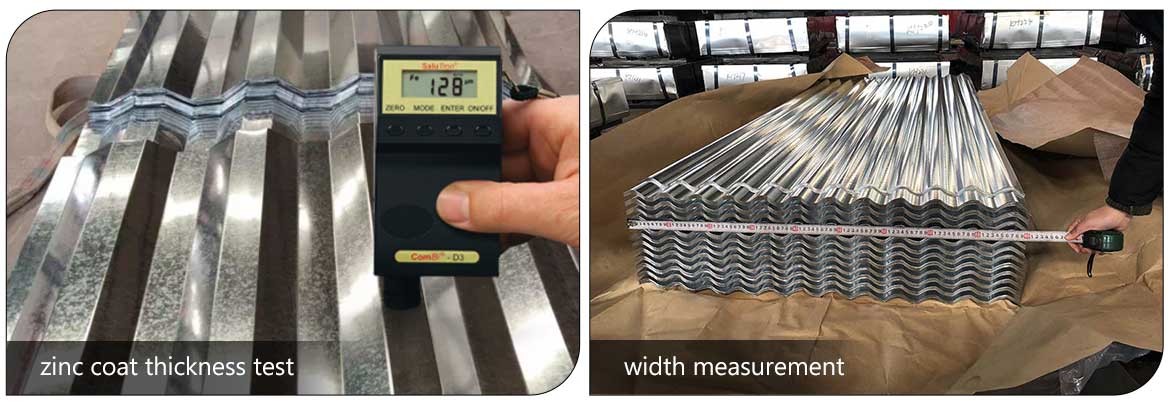 quality test of Floor Deck Galvanized Corrugated Roofing Sheets for floor bearing 
