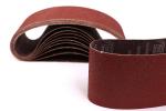 Poly ceintures de ponçage d'oxyde d'aluminium de coton 75mm x 533mm/poussière abrasive P36 pour grincer P220