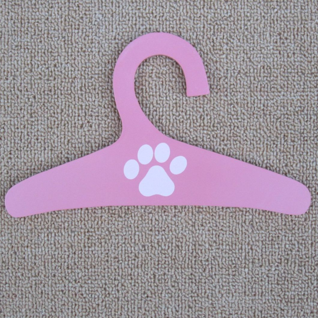 Cute Wood Dog Clothes Hangers Pet Apparel Display Accessories