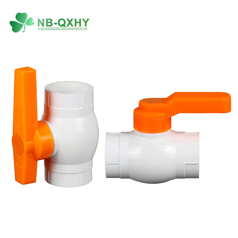 New Handle Type PVC Plastic Pipe Fitting High Pressure Ball Valve for Water Irrigation