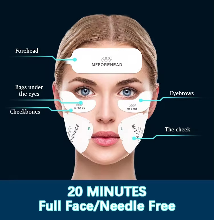 EMS Face Muscle Stimulator Rf Vline Wrinkle Removal Face Massage Machine