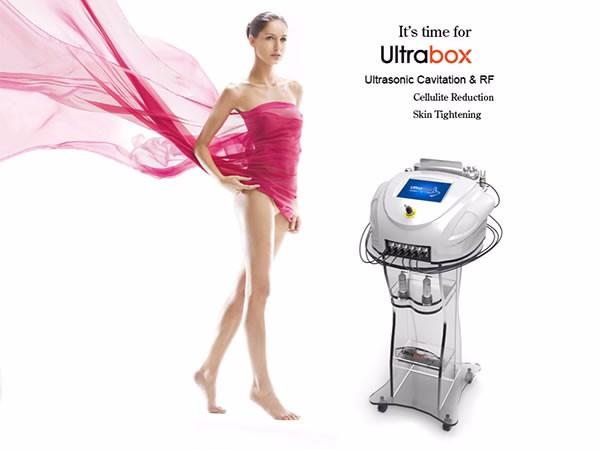 Ultrabox Six handles RF Cavitation body slimming skin rejuvenation machine
