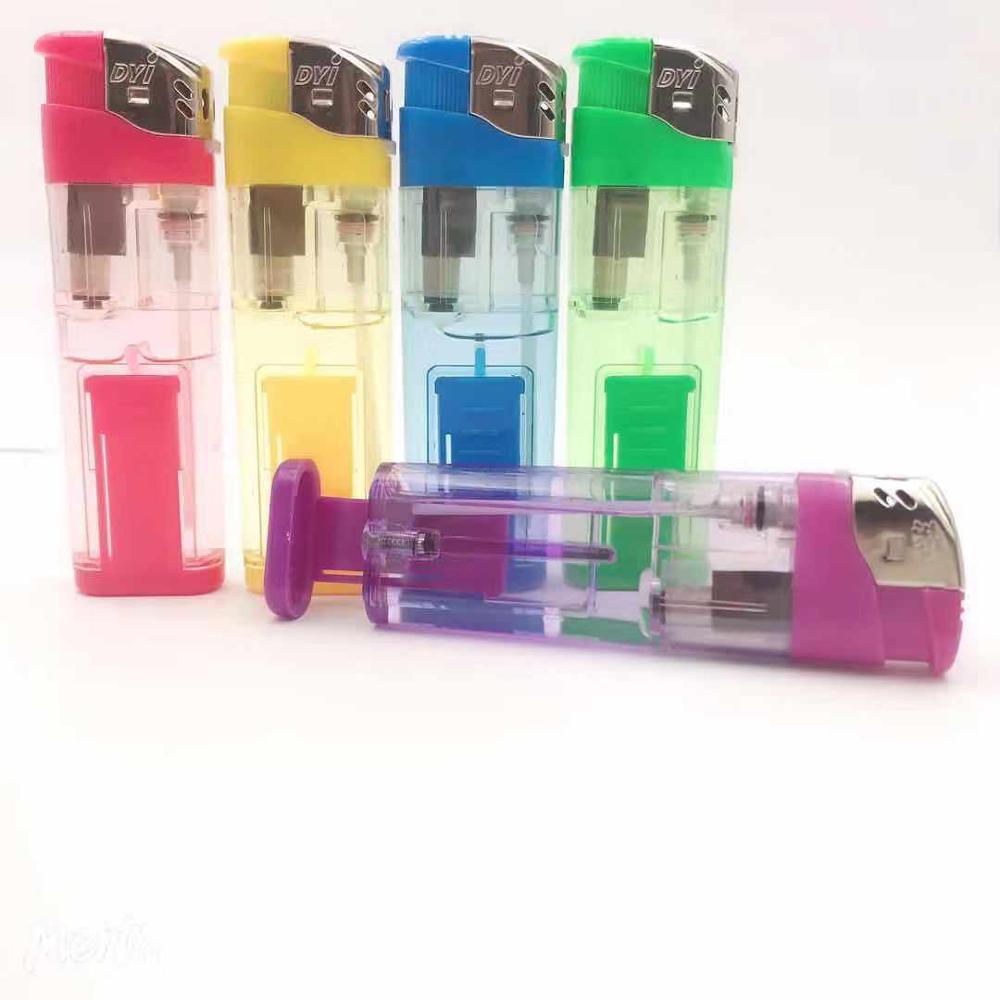 Dy-091 Mobile Phone Holder Disposable 588 Electronic Gas Lighter for Freeing Your Hands