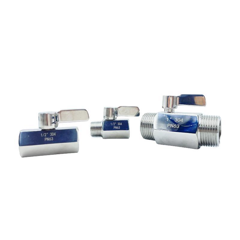 China Manufacturers Stainless Steel Mini Ball Valve with Thread