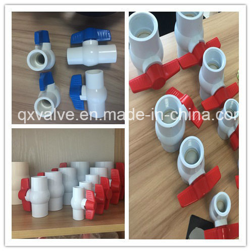Water Supply Different Handle Threaded Plastic Ball Valve PVC Octagonal Ball Valve